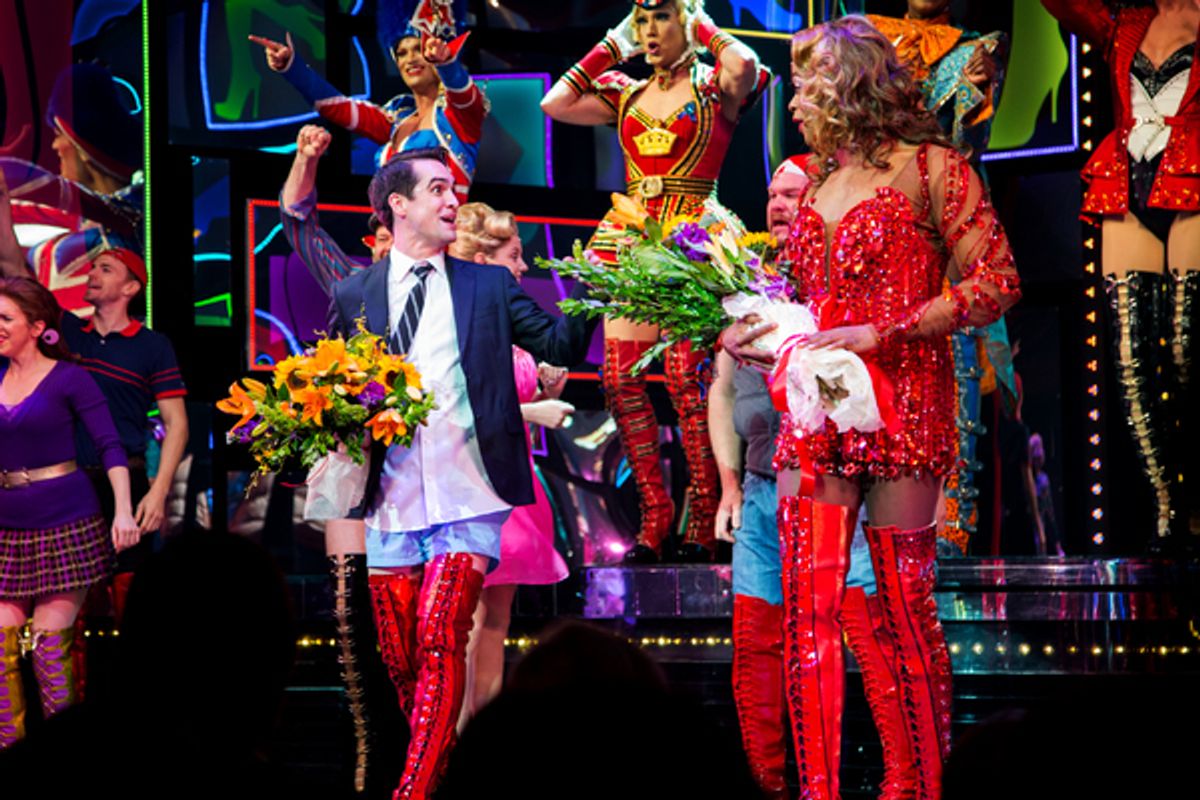 Brendon Urie, J. Harrison Ghee at 