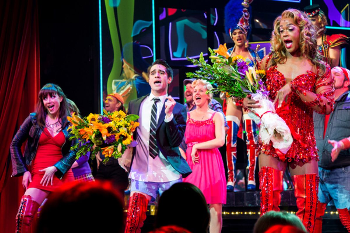 Shannon O'Boyle, Brendon Urie, Taylor Louderman, J. Harrison Ghee at 