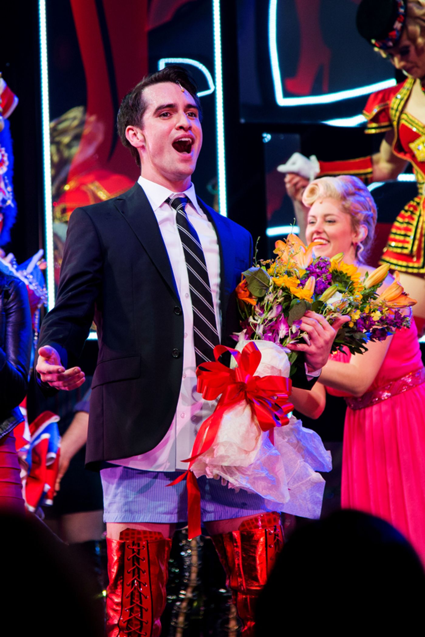 Photo Coverage: No Panic Necessary! Brendon Urie Takes First Broadway Bows in KINKY BOOTS  Image