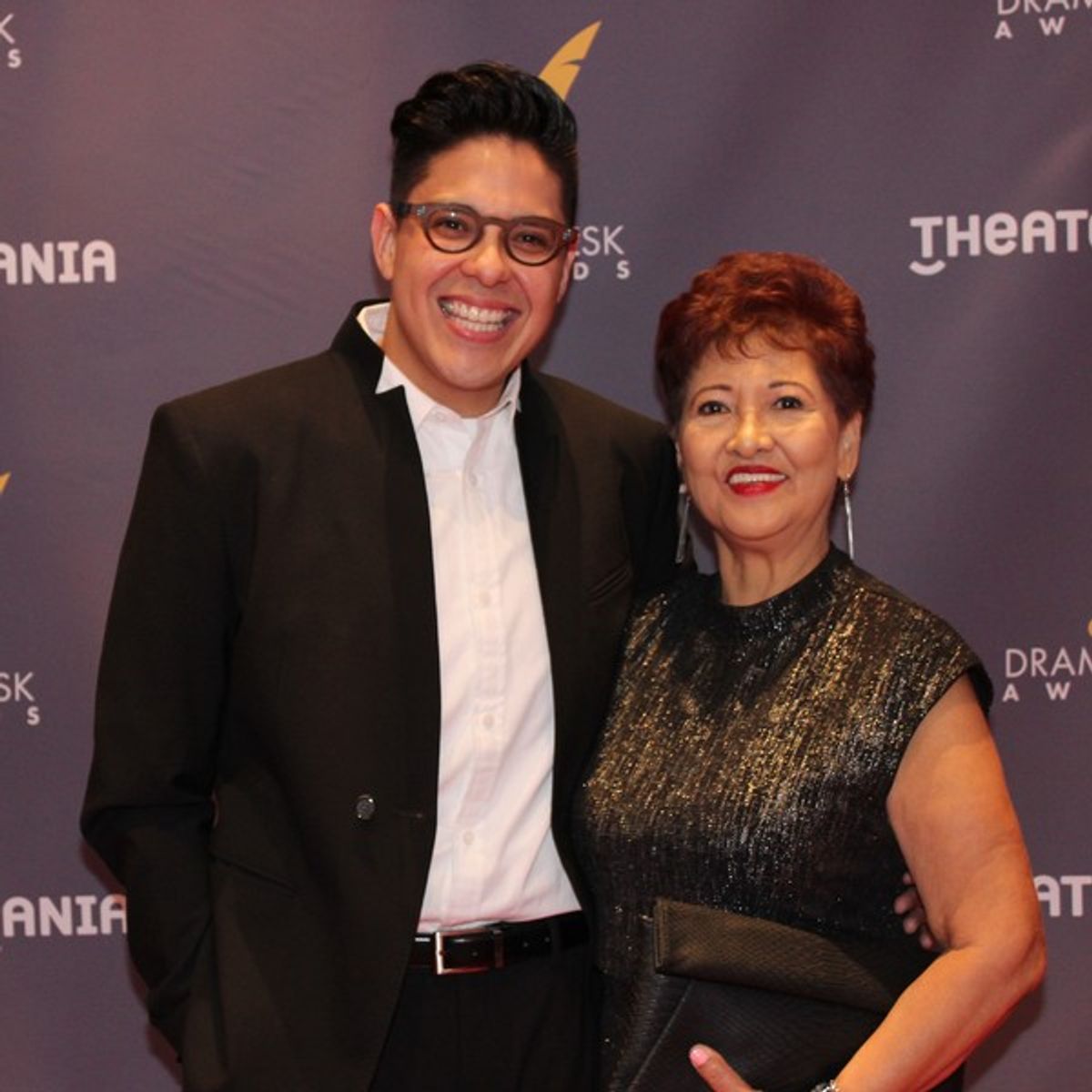 George Salazar and his Mom at 