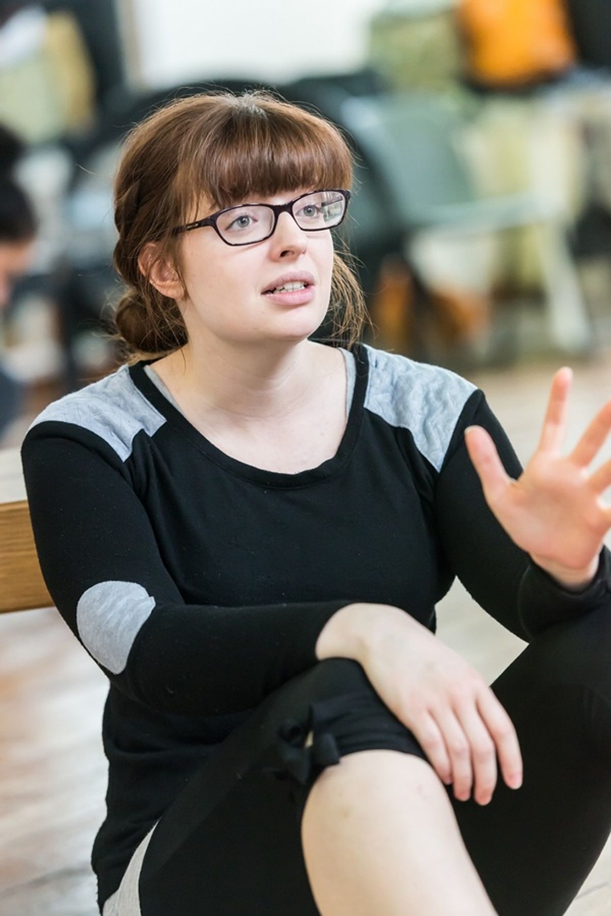 Shauna Riley at In Rehearsals for THE QUENTIN DENTIN SHOW at Tristan Bates Theatre