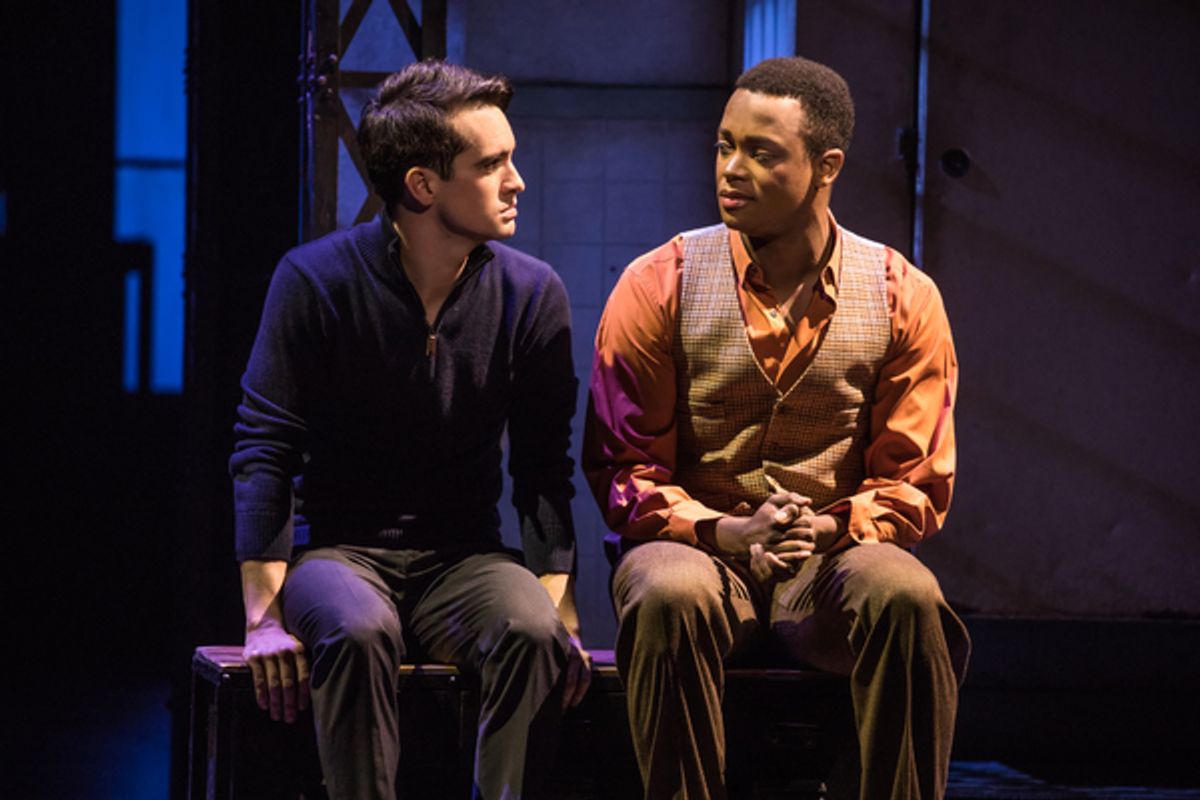 Brendon Urie and J. Harrison Ghee at 