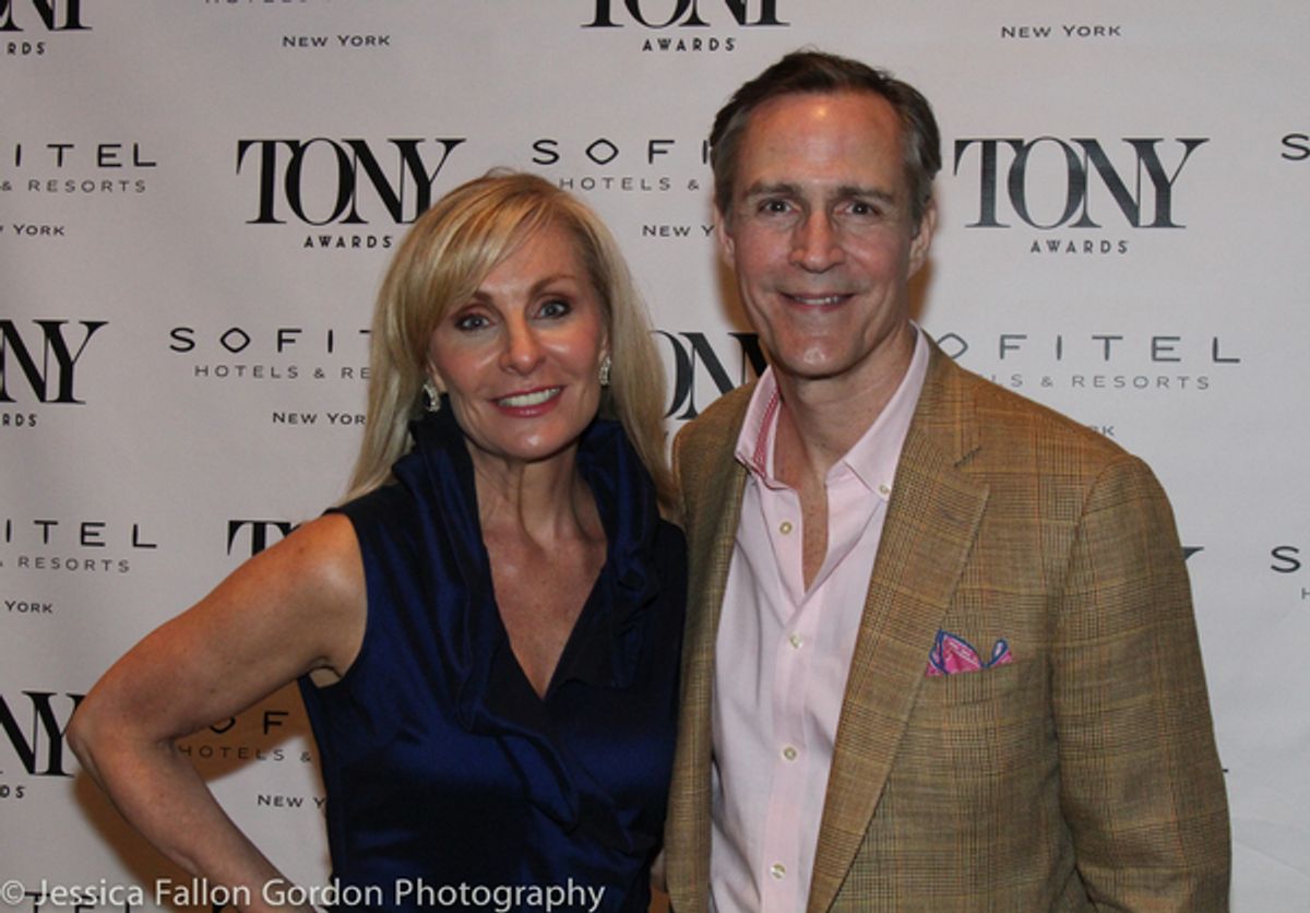 Judy McLane and Howard McGillin at 