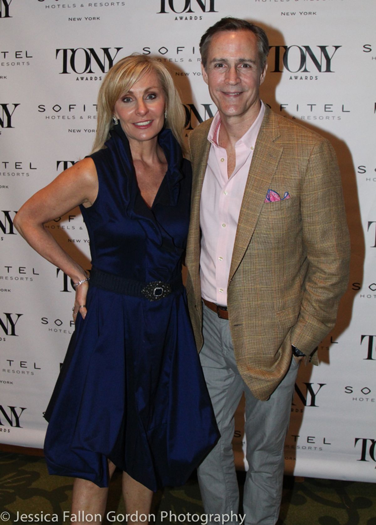 Judy McLane and Howard McGillin at 