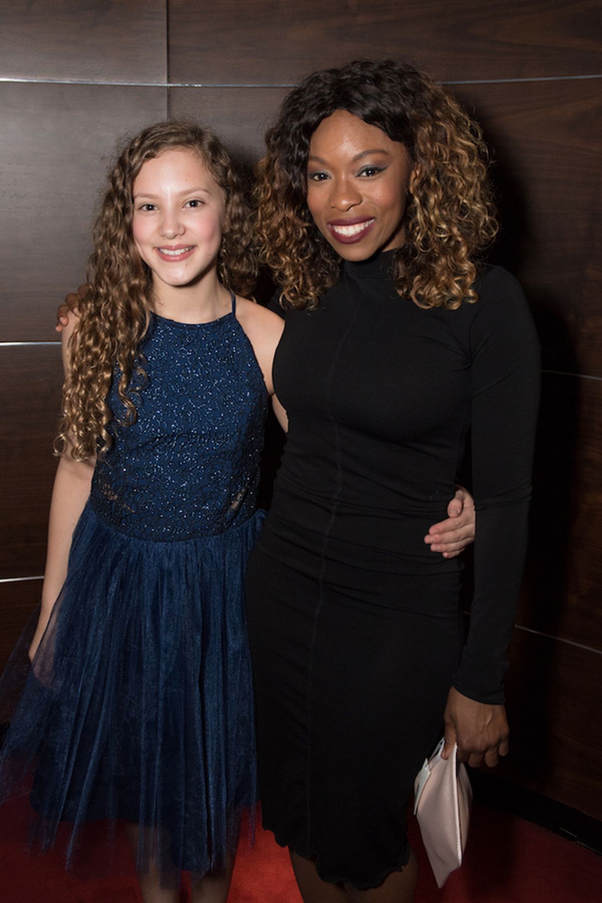 Lola Moxom and Dominique Moore at 