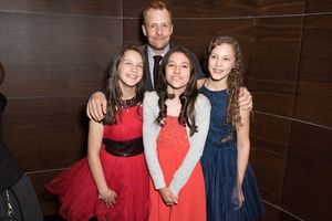 Madeleine Haynes, Nikolai Foster, Ruby Stokes and Lola Moxom Photo