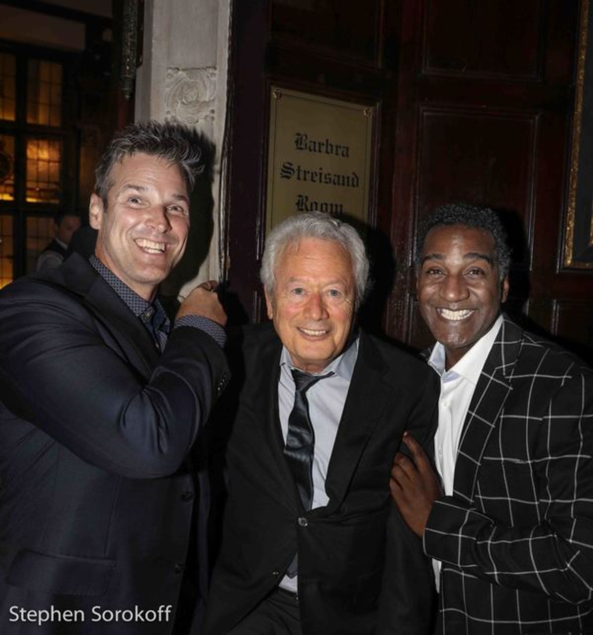 Hugh Panaro, Stephen Sorokoff, Norm Lewis at 