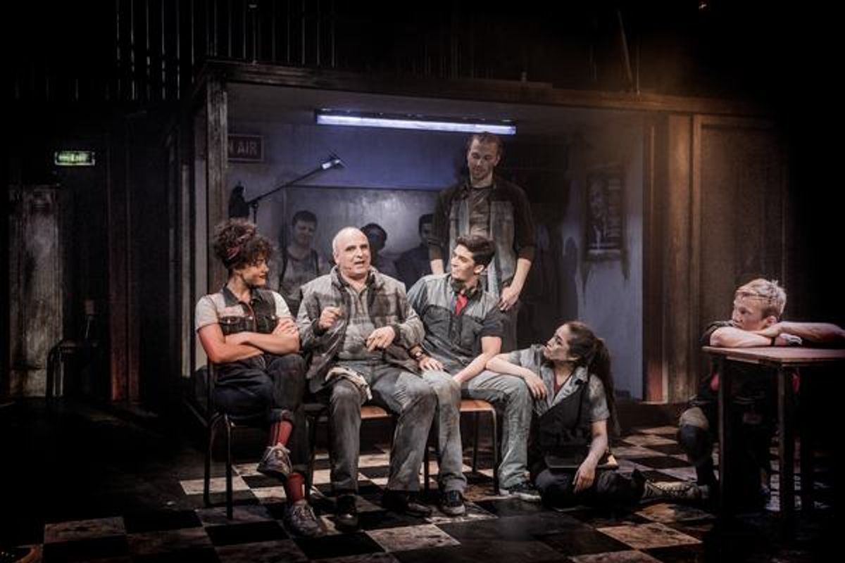 Izuka Hoyle, Peter Polycarpou, Luke Latchman, Huon Mackley, and Patrick Coulter at 