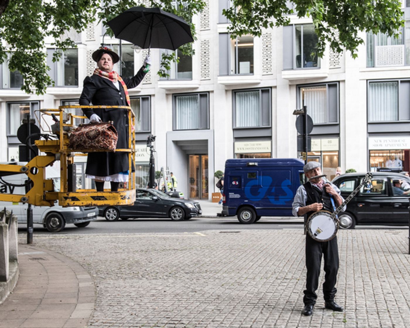 Photo Flash: First Look - James Corden Stops Traffic for 'Crosswalk the Musical: MARY POPPINS' Photo Flash: First Look - James Corden Stops Traffic for 'Crosswalk the Musical: MARY POPPINS' Image
