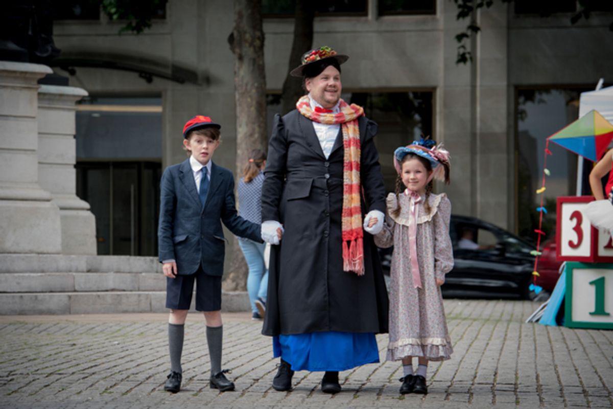 James Corden and cast of Crosswalk the Musical MARY POPPINS at 