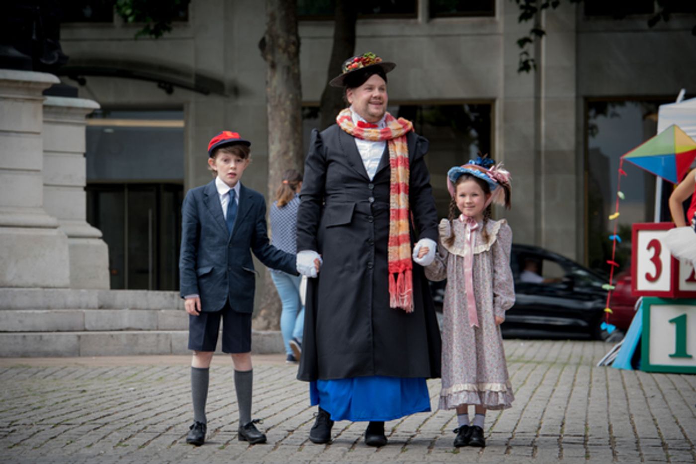 Photo Flash: First Look - James Corden Stops Traffic for 'Crosswalk the Musical: MARY POPPINS' Photo Flash: First Look - James Corden Stops Traffic for 'Crosswalk the Musical: MARY POPPINS' Image