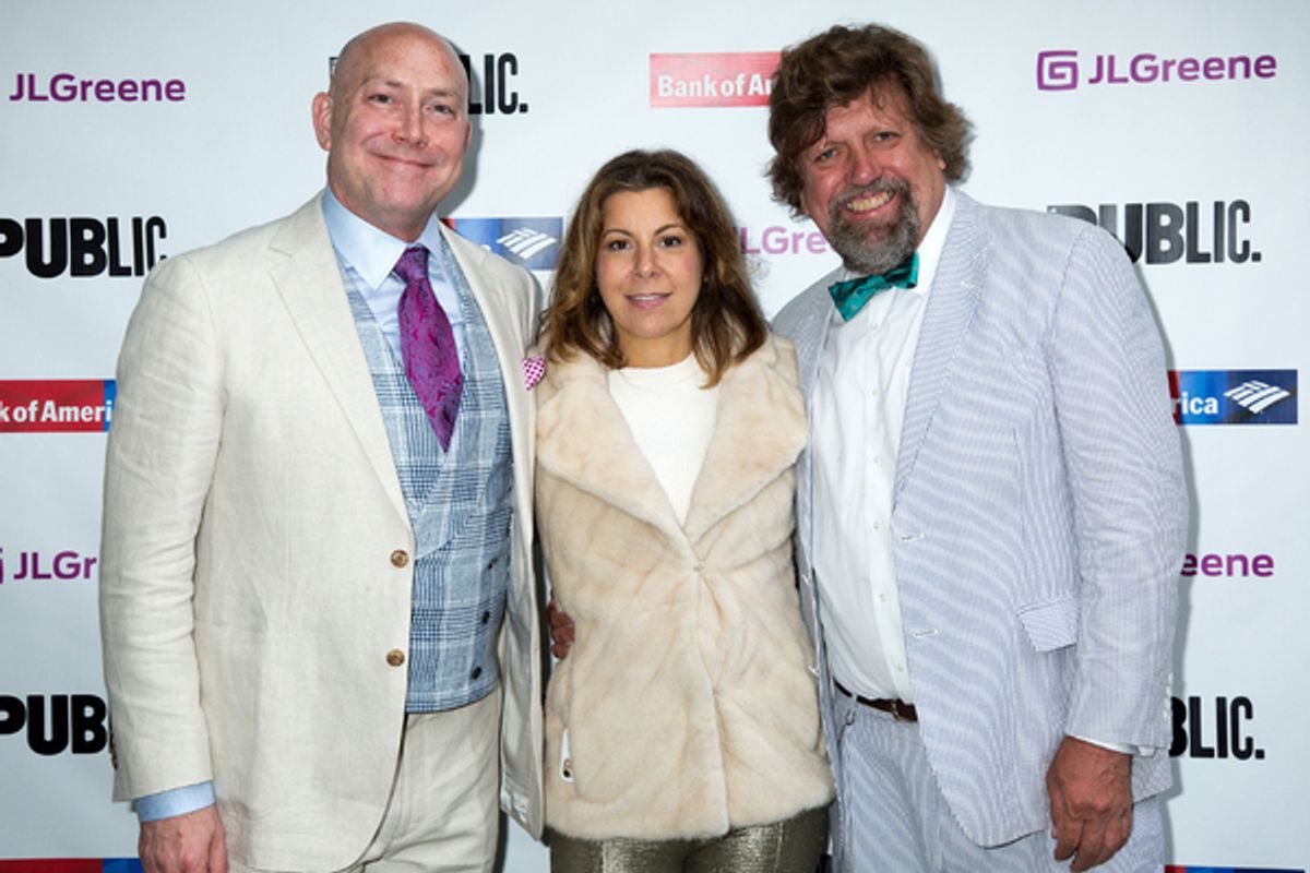 Patrick Willingham, Arielle Tepper Madover, Oskar Eustis at 