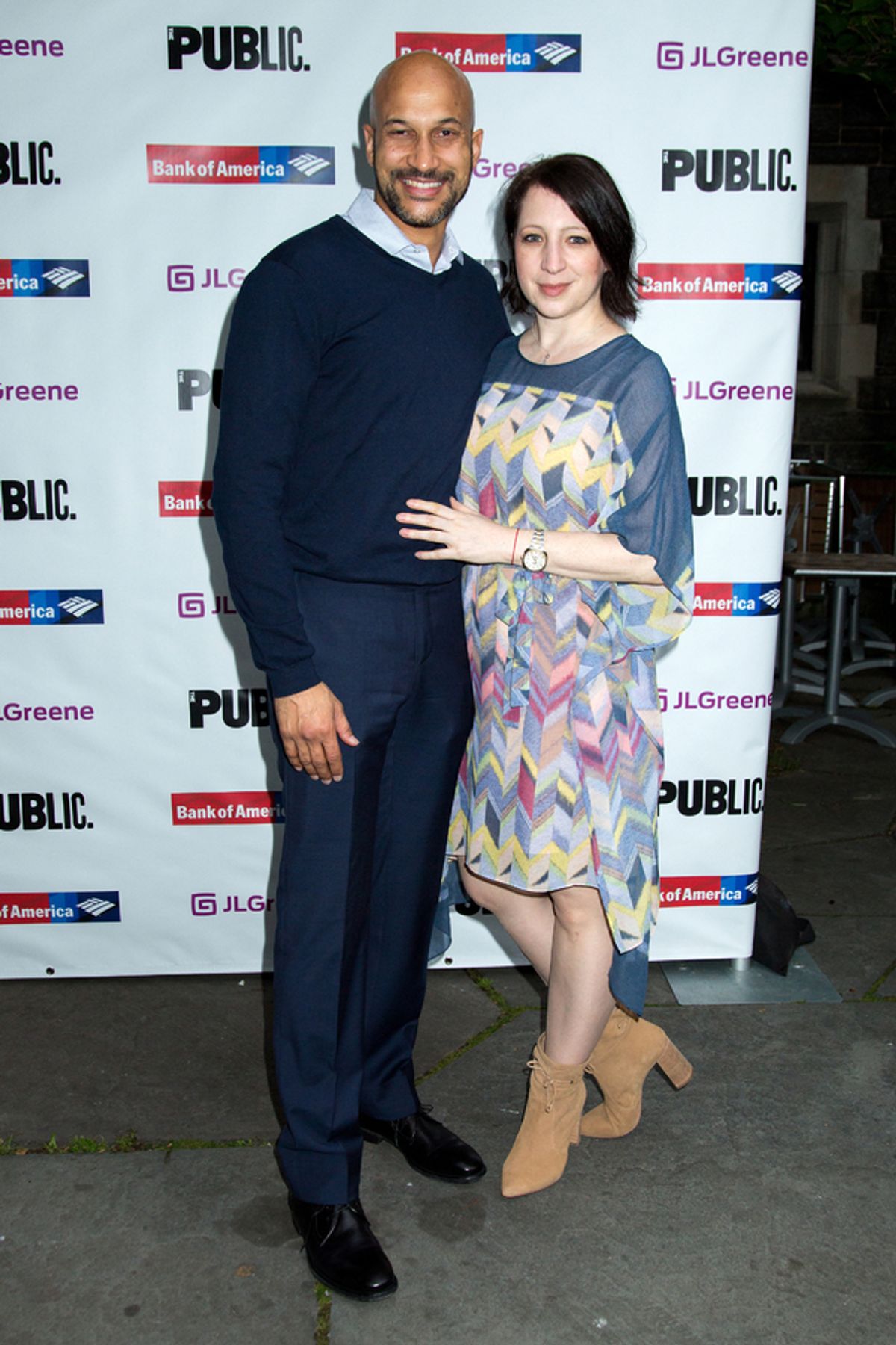 Keegan Michael Key, Elisa Pugliese at 