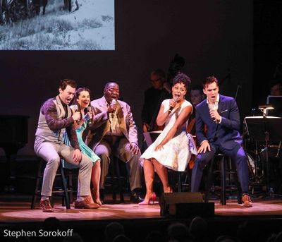 Bryce Pinkham, Lauren Worsham, Chuck Cooper, Lilli Cooper, Ryan Silverman Photo