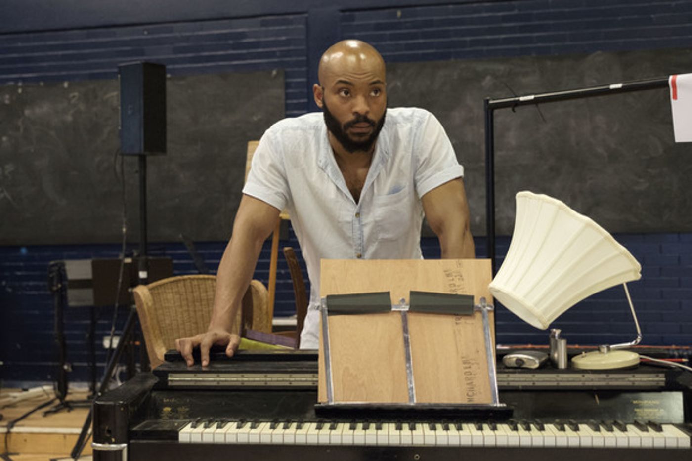 Photo Flash: Inside Rehearsal for Conor McPherson's GIRL FROM THE NORTH COUNTRY at The Old Vic  Image