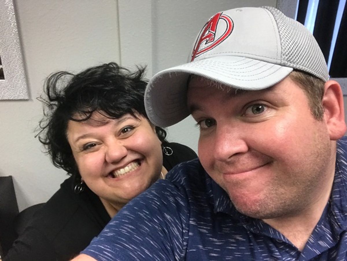 Elaine Pechacek, Christian Damon at 