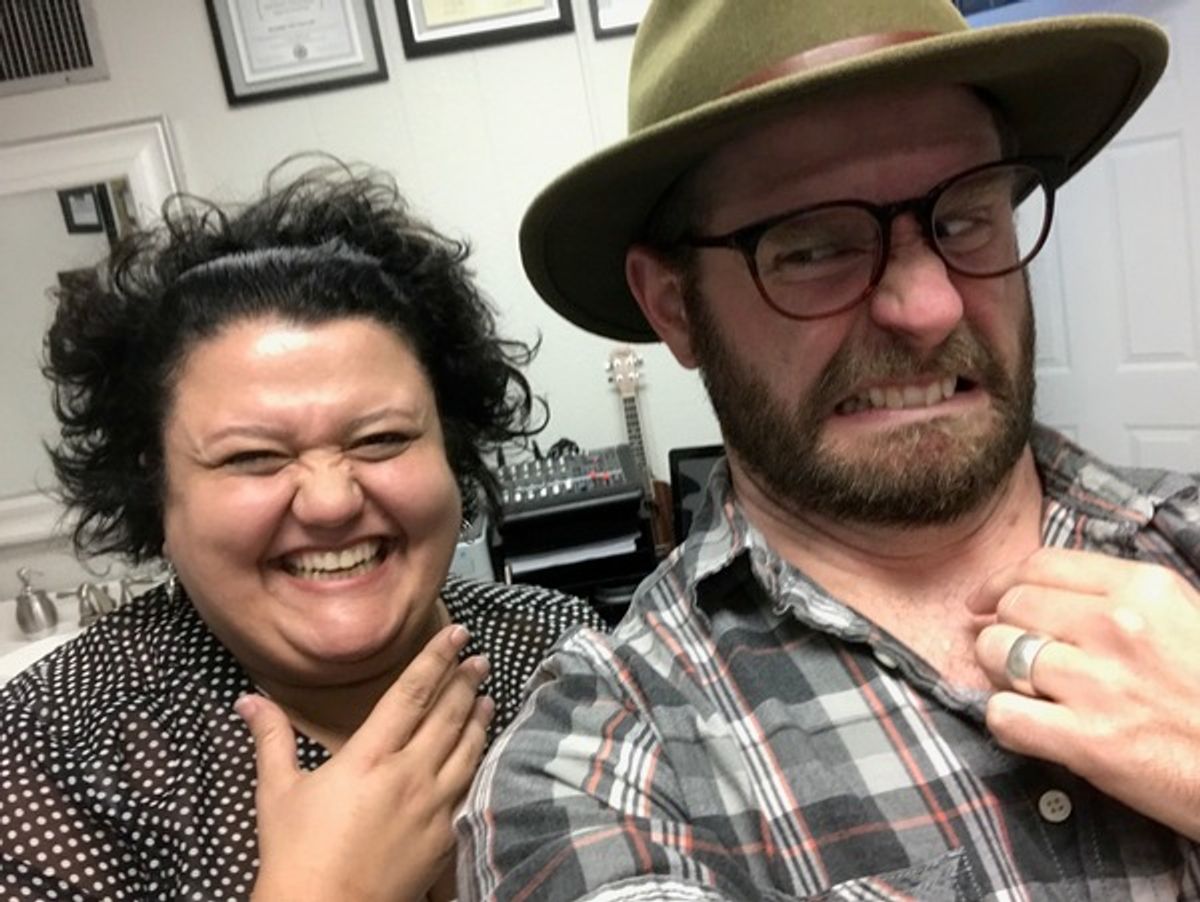 Elaine Pechacek, Jacob McAlister at 