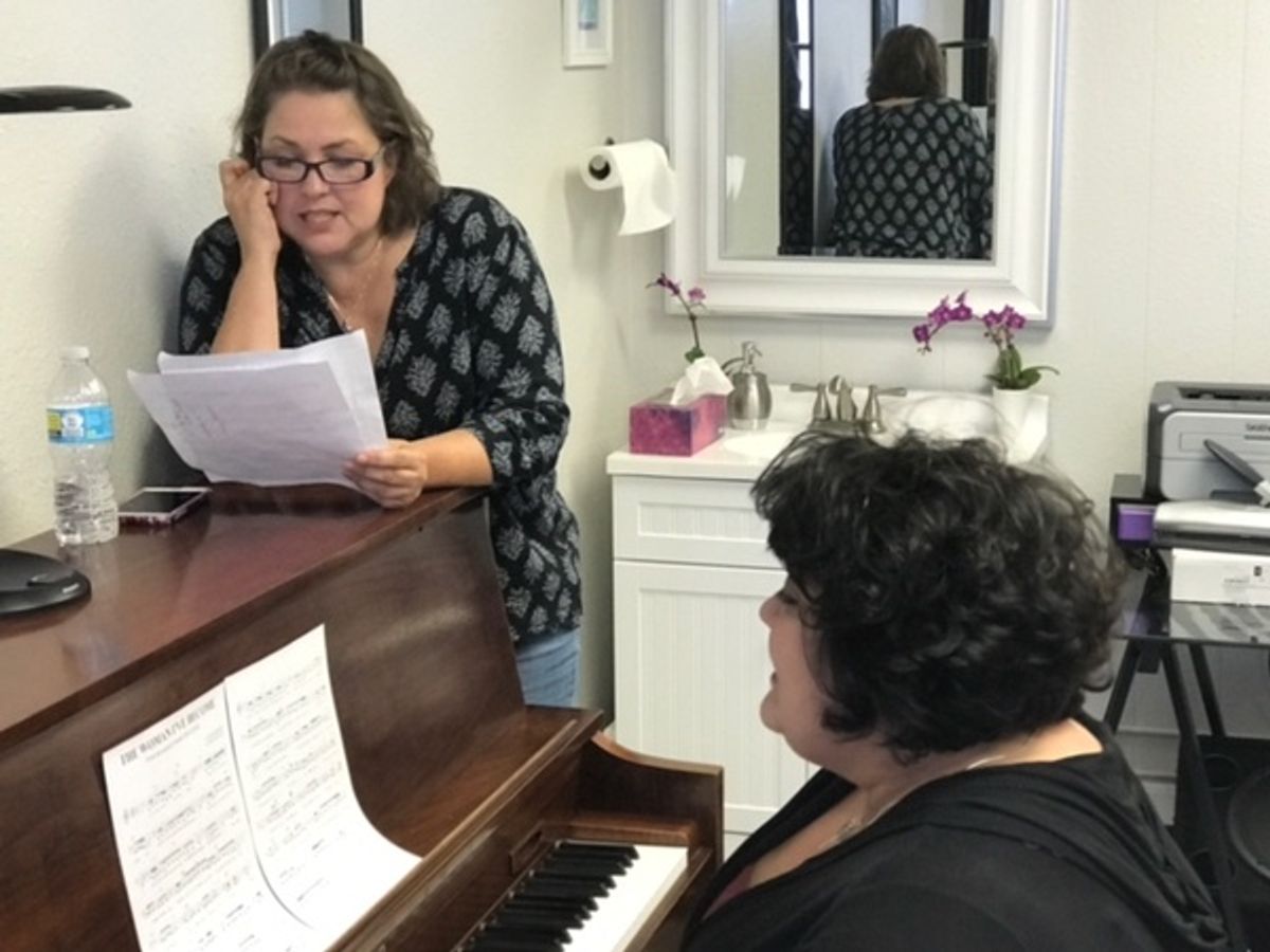 Andrea Canny, Elaine Pechacek at 