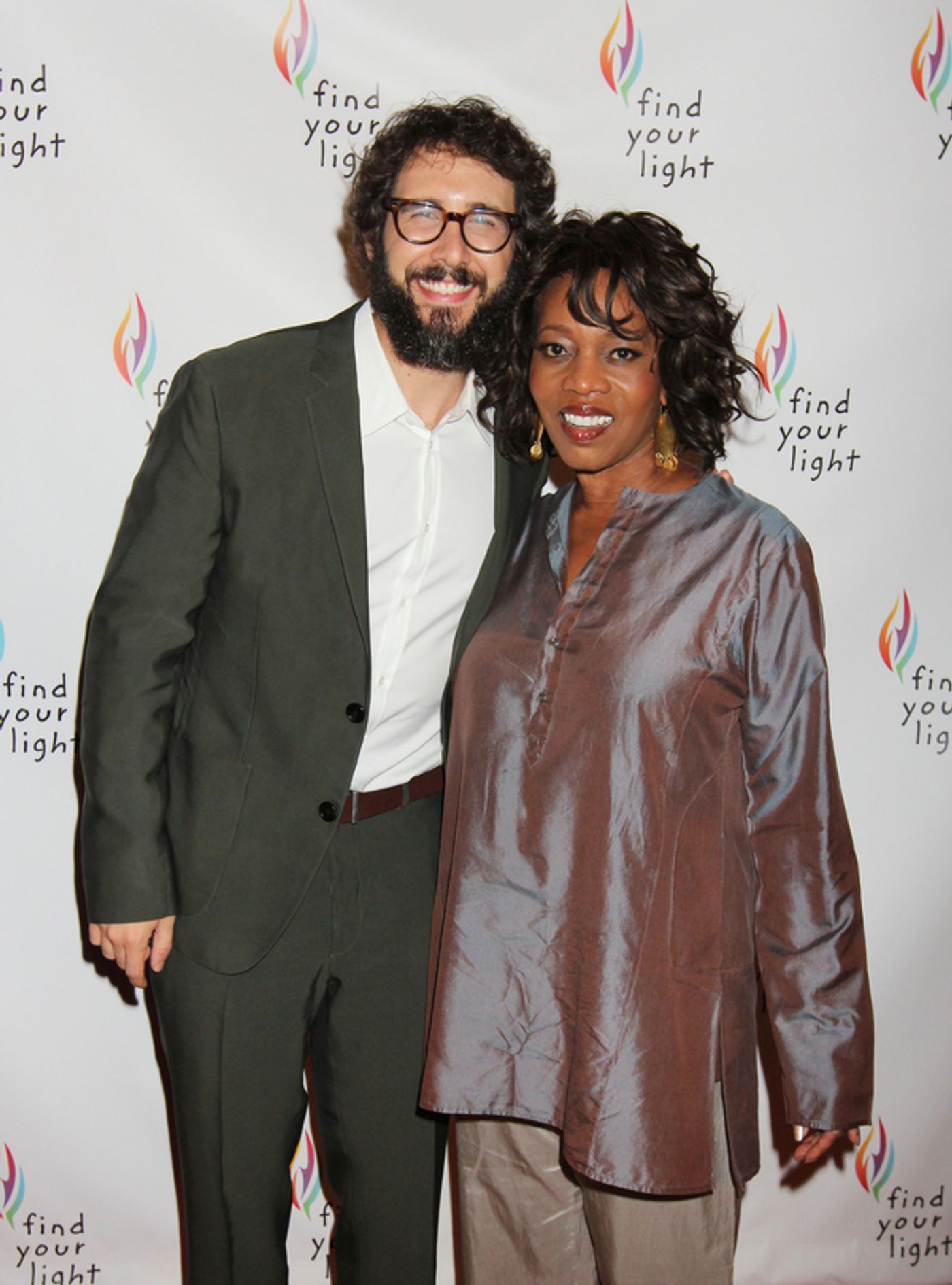 Photo Flash: Josh Groban Joins Forces with Idina Menzel & More for Find Your Light Foundation  Image