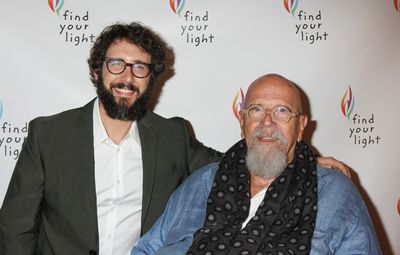 Josh Groan and Chuck Close  Photo