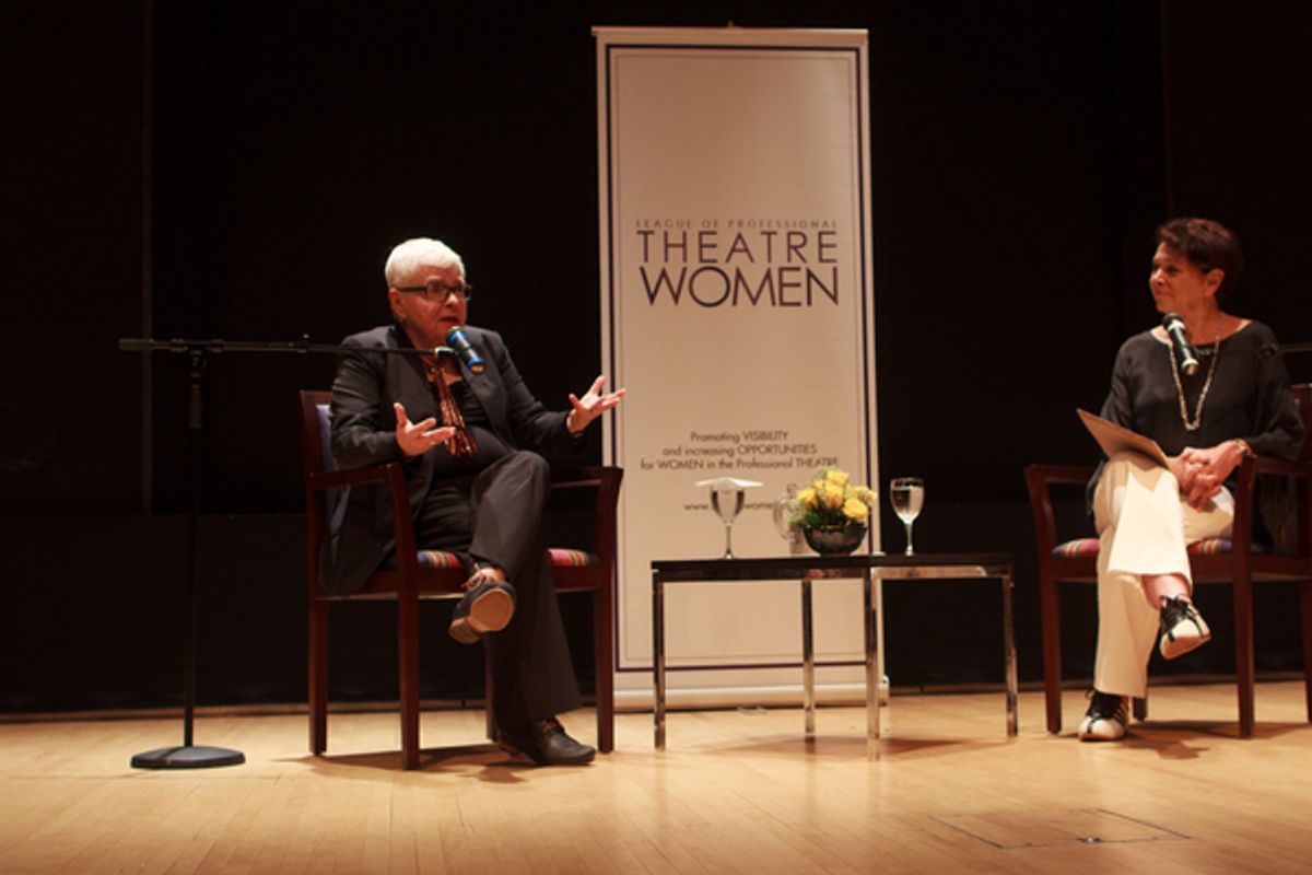 Paula Vogel and Linda Winer at 