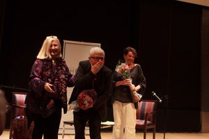 Pat, Linda Winer and Paula Vogel @ BroadwayWorld Pat, Linda Winer and Paula Vogel Photo