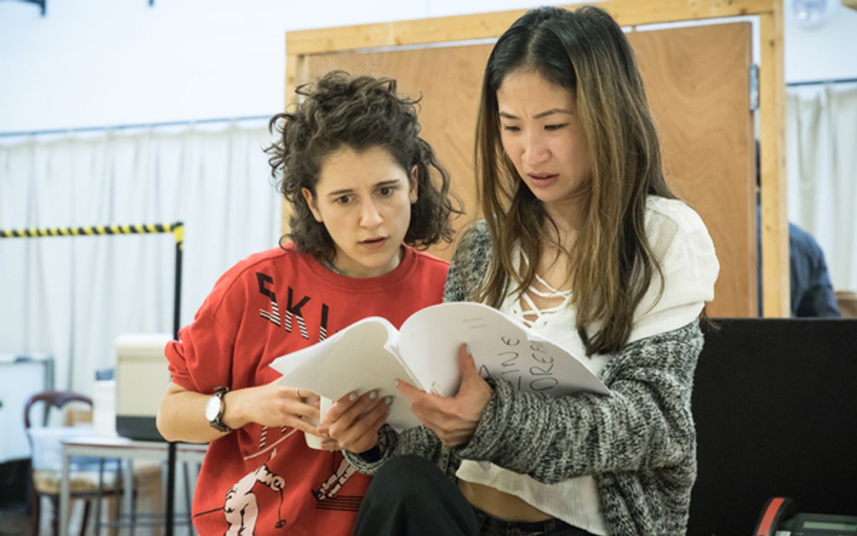 Kae Alexander and Ellie Kendrick at 