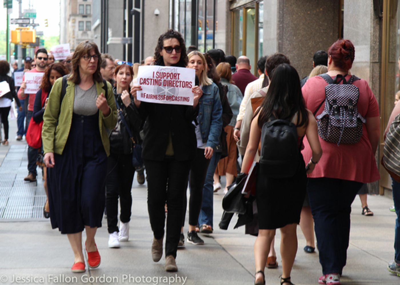 Photo Coverage: Casting Directors Take to the Streets to Rally for Union Contracts Photo Coverage: Casting Directors Take to the Streets to Rally for Union Contracts Image