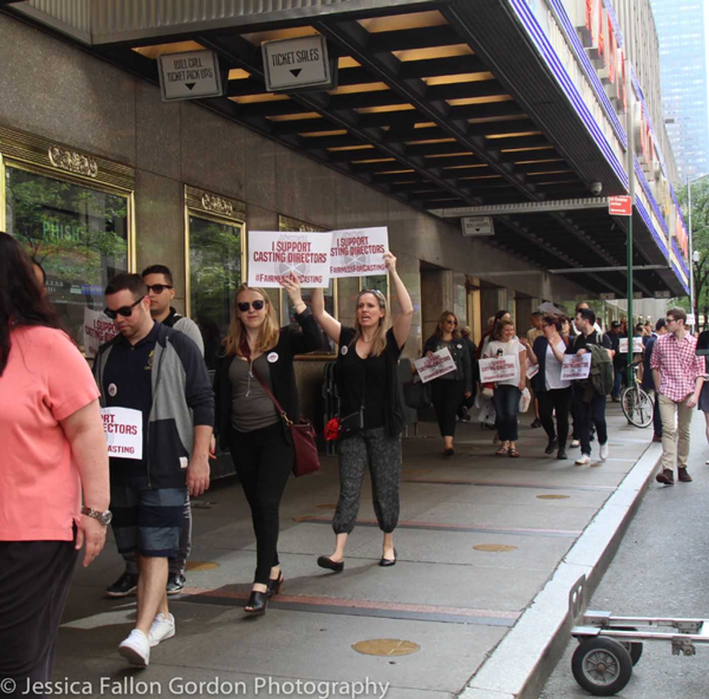 Photo Coverage: Casting Directors Take to the Streets to Rally for Union Contracts Photo Coverage: Casting Directors Take to the Streets to Rally for Union Contracts Image