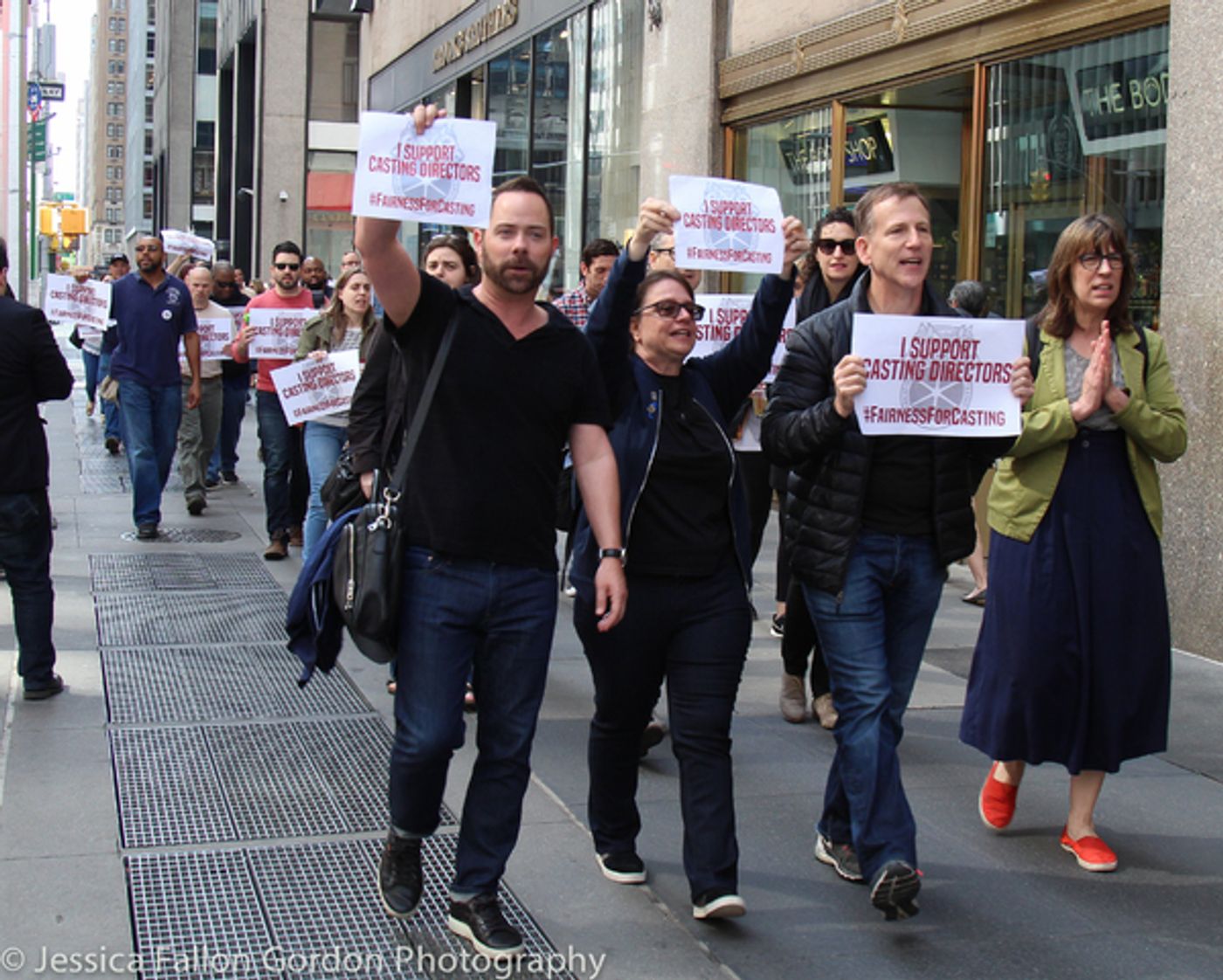 Photo Coverage: Casting Directors Take to the Streets to Rally for Union Contracts Photo Coverage: Casting Directors Take to the Streets to Rally for Union Contracts Image