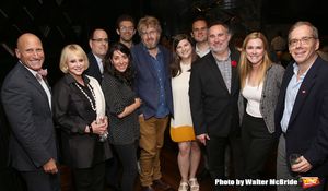 Dave Malloy, Rachel Chavkin and Sam Pinkleton with the Board of s  Photo