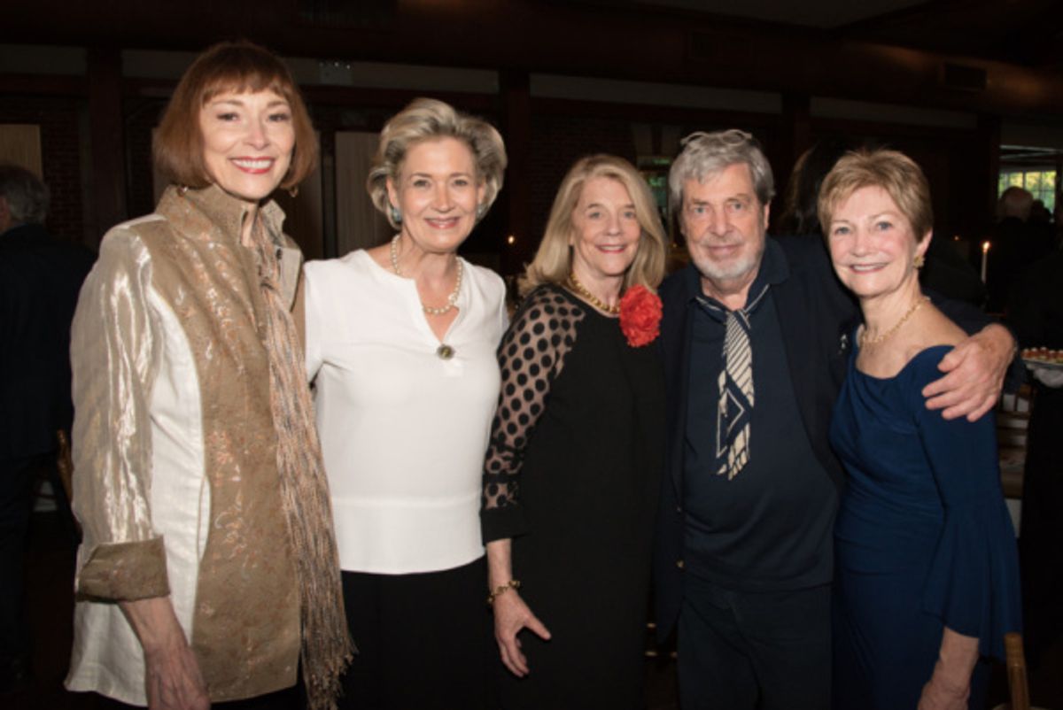 Karen Akers, April Gow, Frances Hill, Tony Walton, Lynn San Andres at 