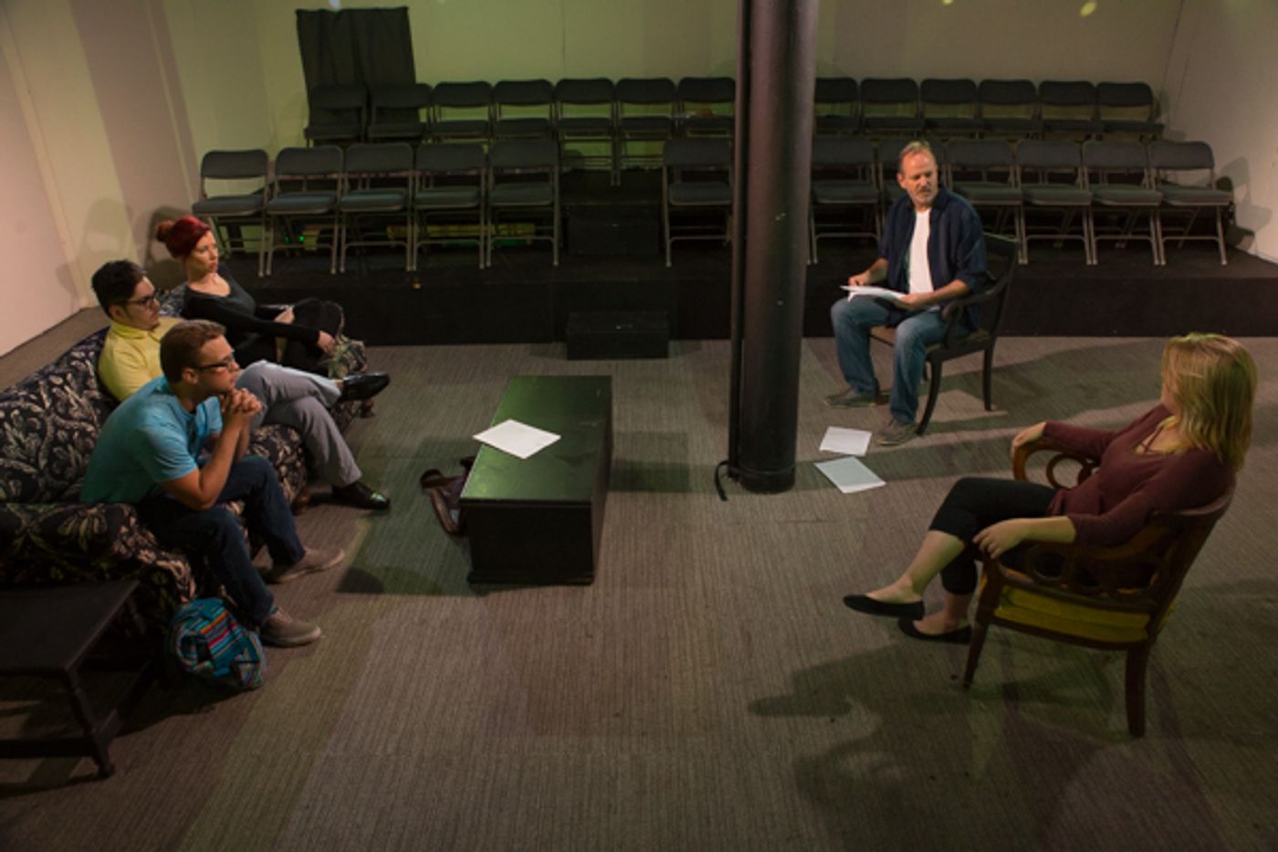 Photo Coverage: First Look at Exit Left's SEMINAR Photo Coverage: First Look at Exit Left's SEMINAR Image