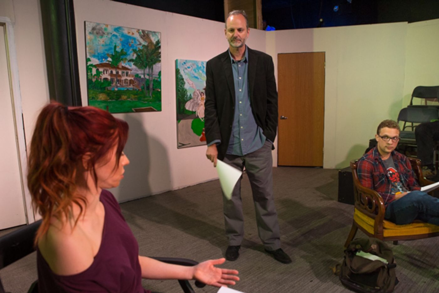 Photo Coverage: First Look at Exit Left's SEMINAR Photo Coverage: First Look at Exit Left's SEMINAR Image