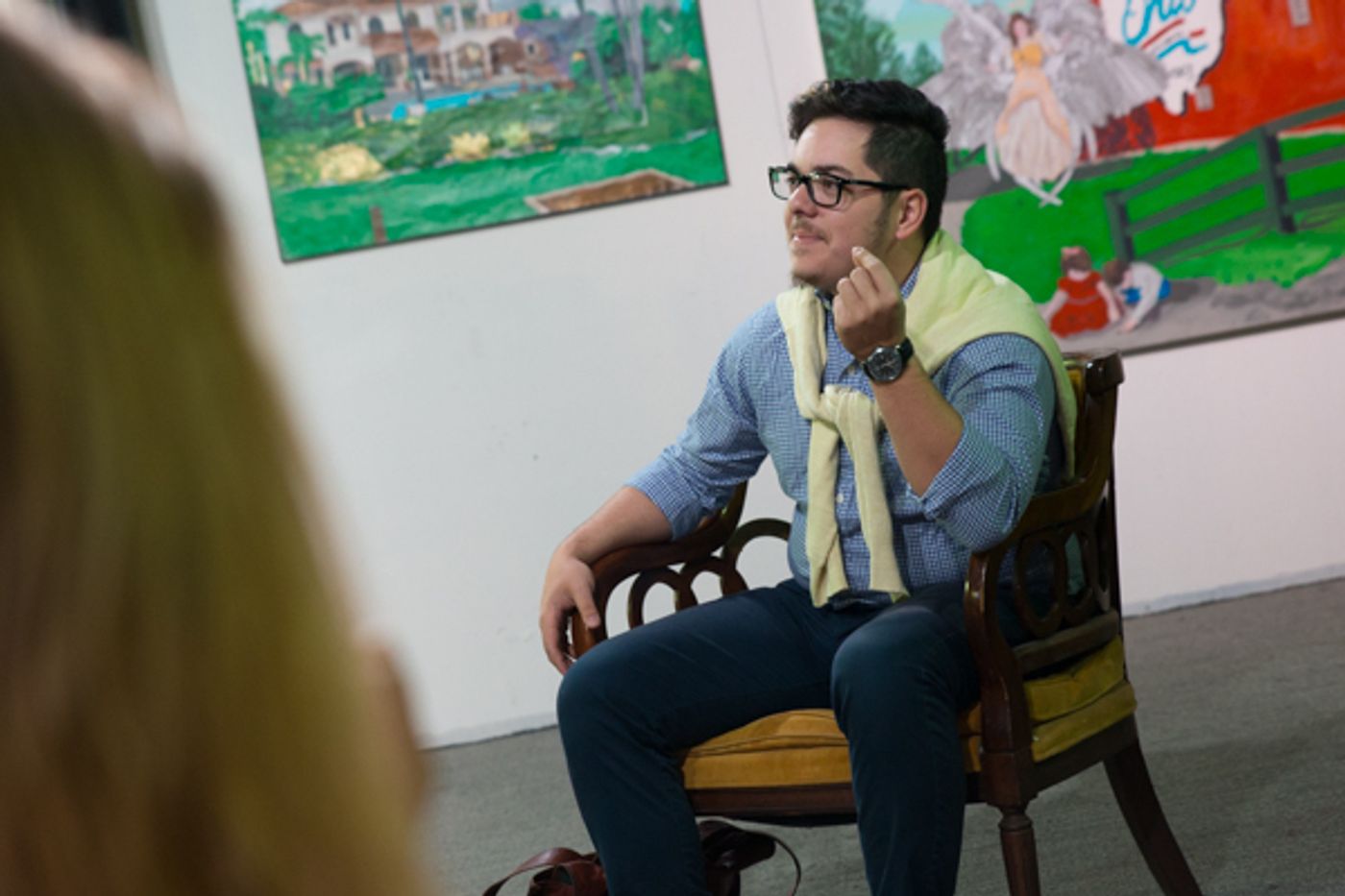 Photo Coverage: First Look at Exit Left's SEMINAR Photo Coverage: First Look at Exit Left's SEMINAR Image