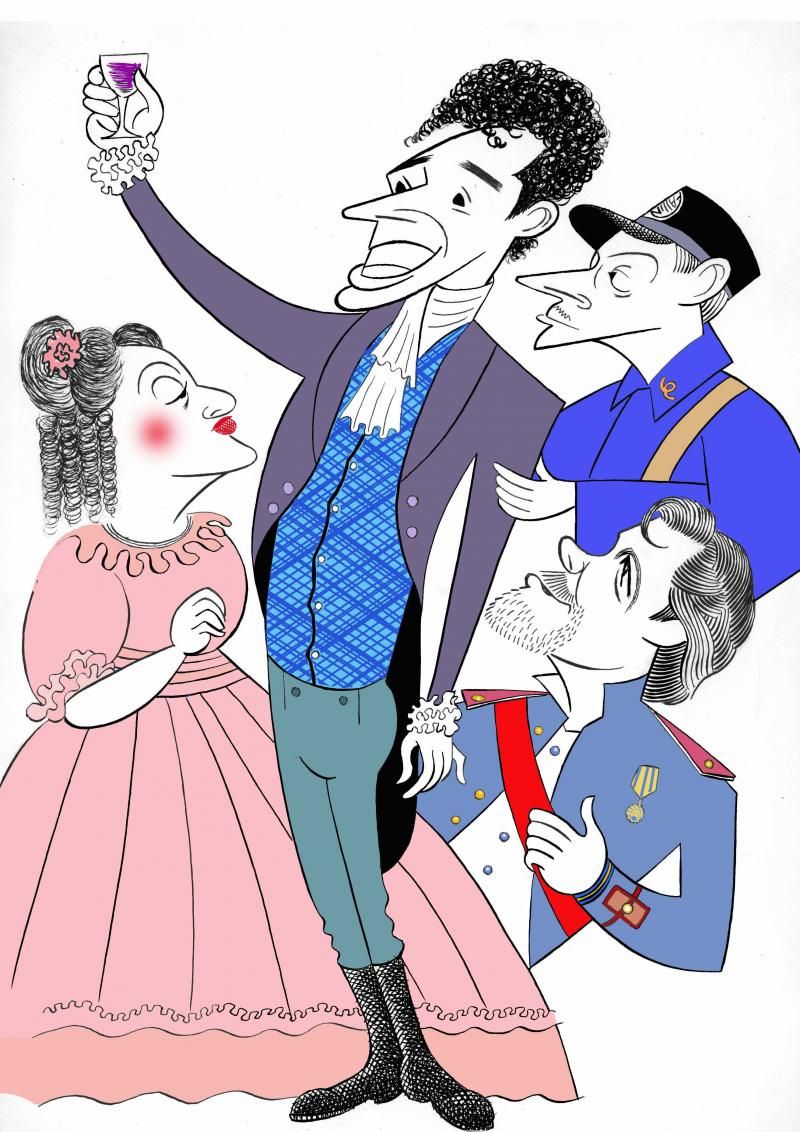 BWW Exclusive: Ken Fallin Draws the Stage - THE GOVERNMENT INSPECTOR Image