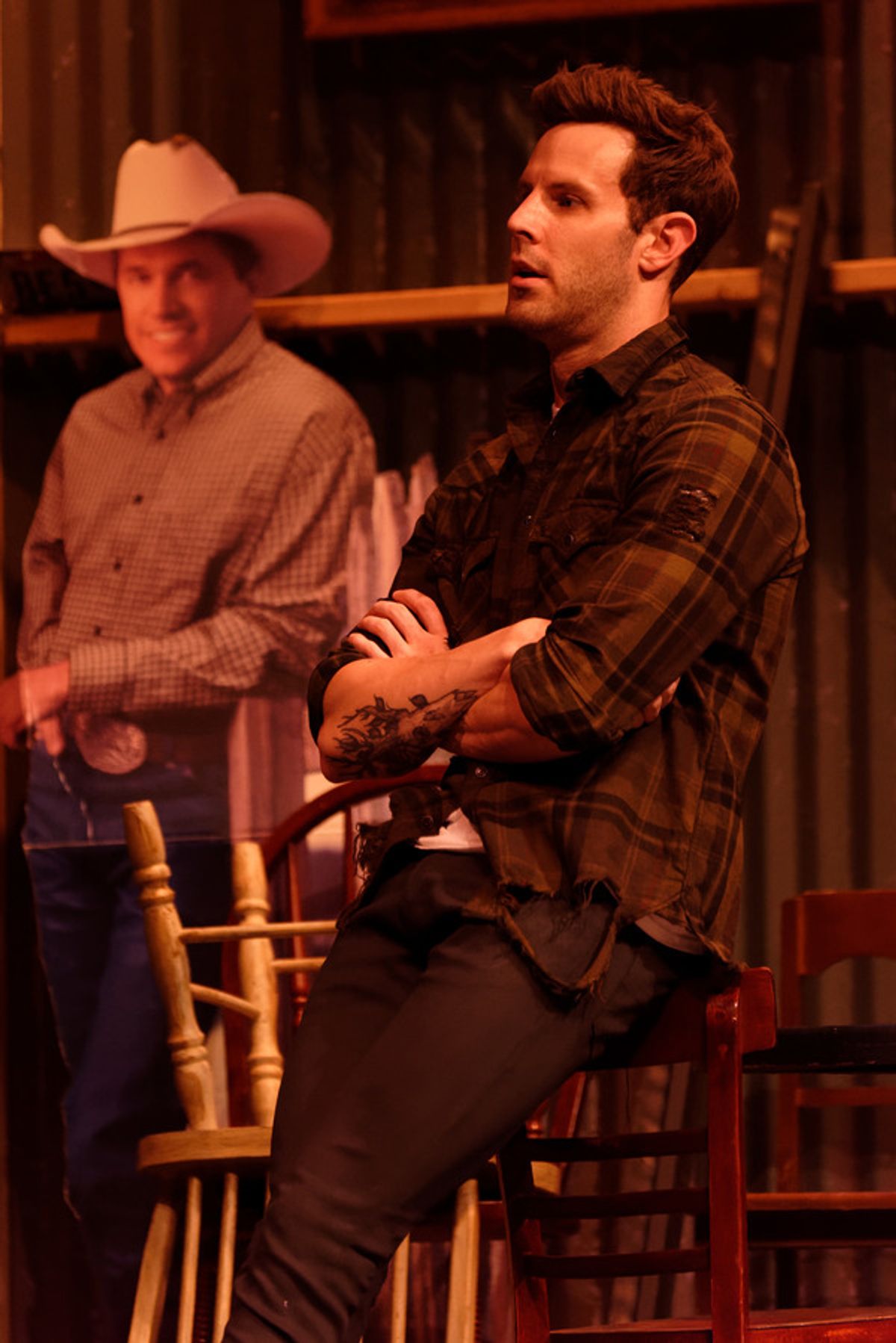 George Strait and Harley Jay at 