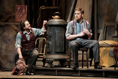 Arturo Chacon-Cruz as Rodolfo and Audun Iversen as Marcello Photo