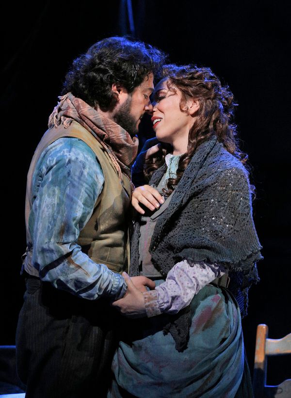 Arturo Chacon-Cruz as Rodolfo and Erika Grimaldi as Mimi Photo