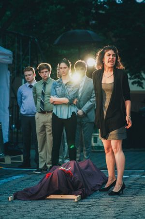 Jeffrey Brabant, Daniel Walton, Mia Wurgaft, Jeremy Harris, and Raquel Chavez.  Photo