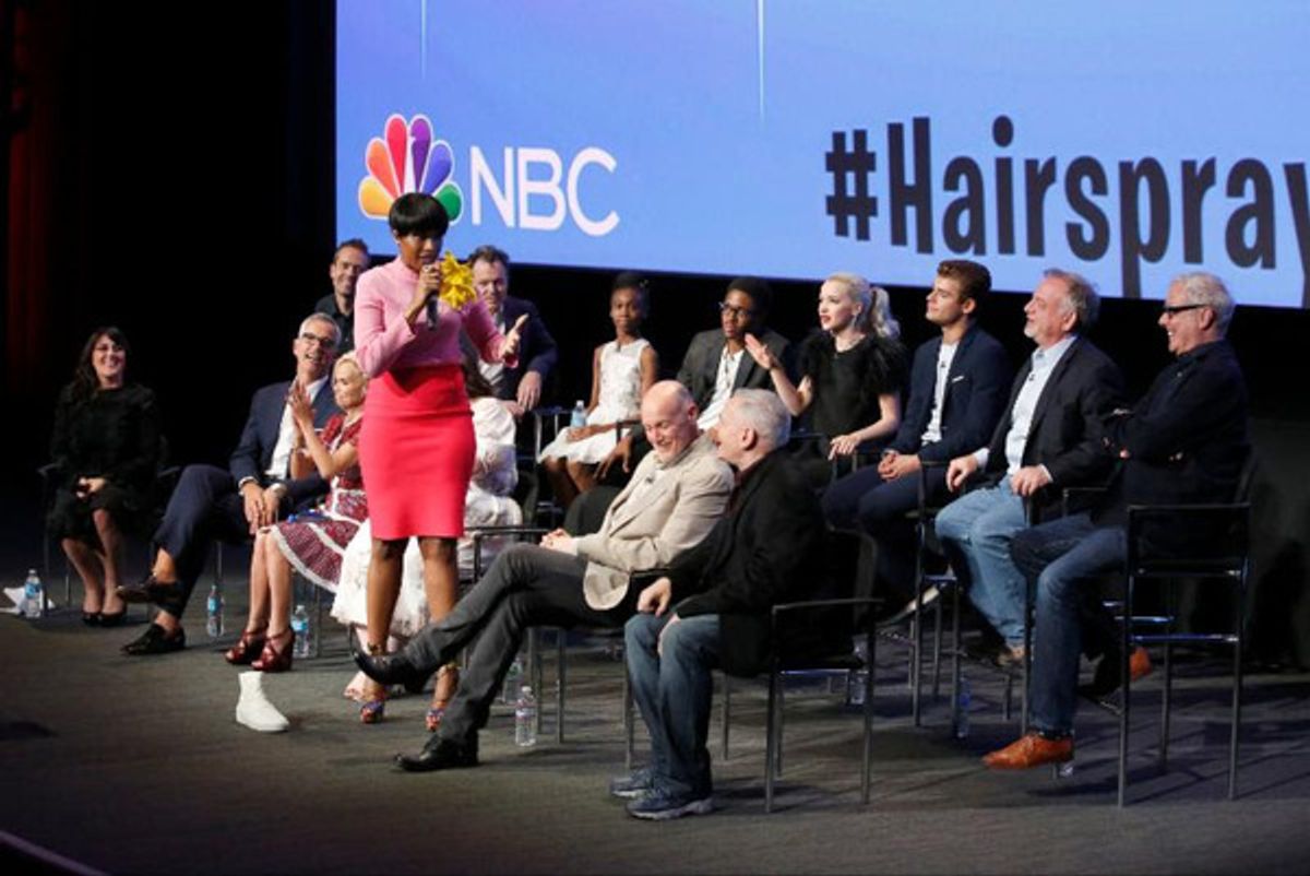 Jennifer Hudson (standing) at 