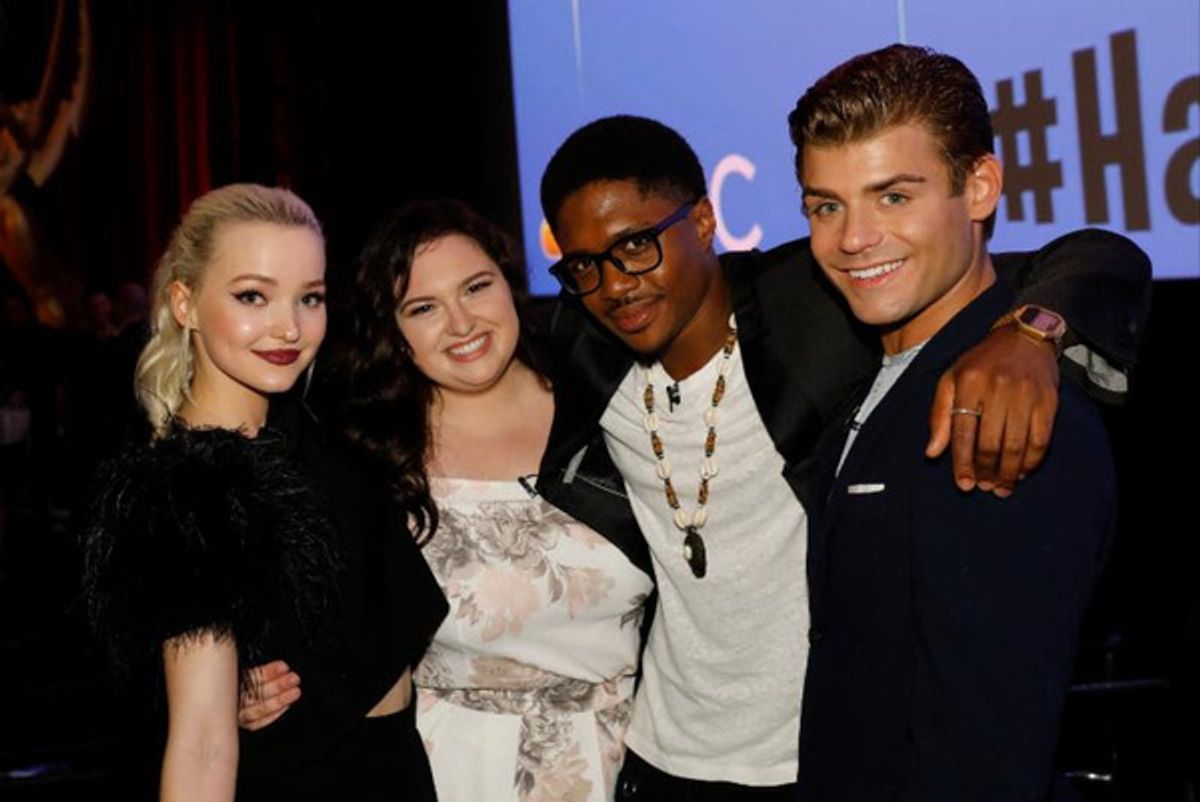 Dove Cameron, Maddie Baillio, Ephraim Sykes, Garrett Clayton at 