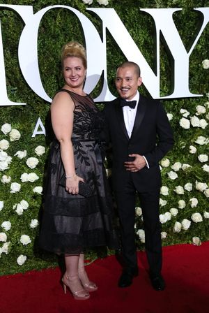 Jon Jon Briones and Wife @ BroadwayWorld Jon Jon Briones and Wife Photo