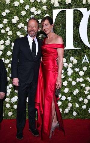 John Benjamin Hickey and Alison Janney Photo