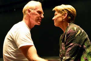 Brad Hall and Lindsay Crouse @ BroadwayWorld Brad Hall and Lindsay Crouse Photo