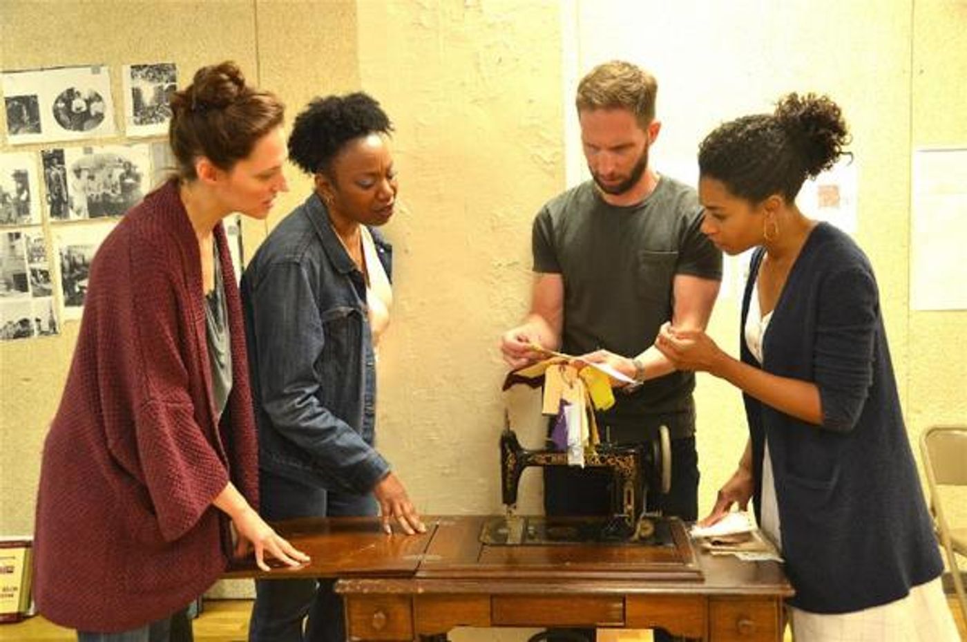 Photo Flash: In Rehearsals for INTIMATE APPAREL at Bay Street Theatre  Image