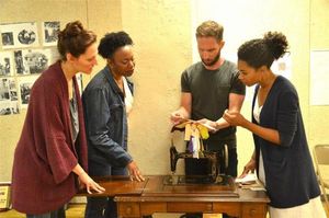 Julia Motyka, Portia, Blake DeLong, Kelly McCreary @ BroadwayWorld Julia Motyka, Portia, Blake DeLong, Kelly McCreary Photo