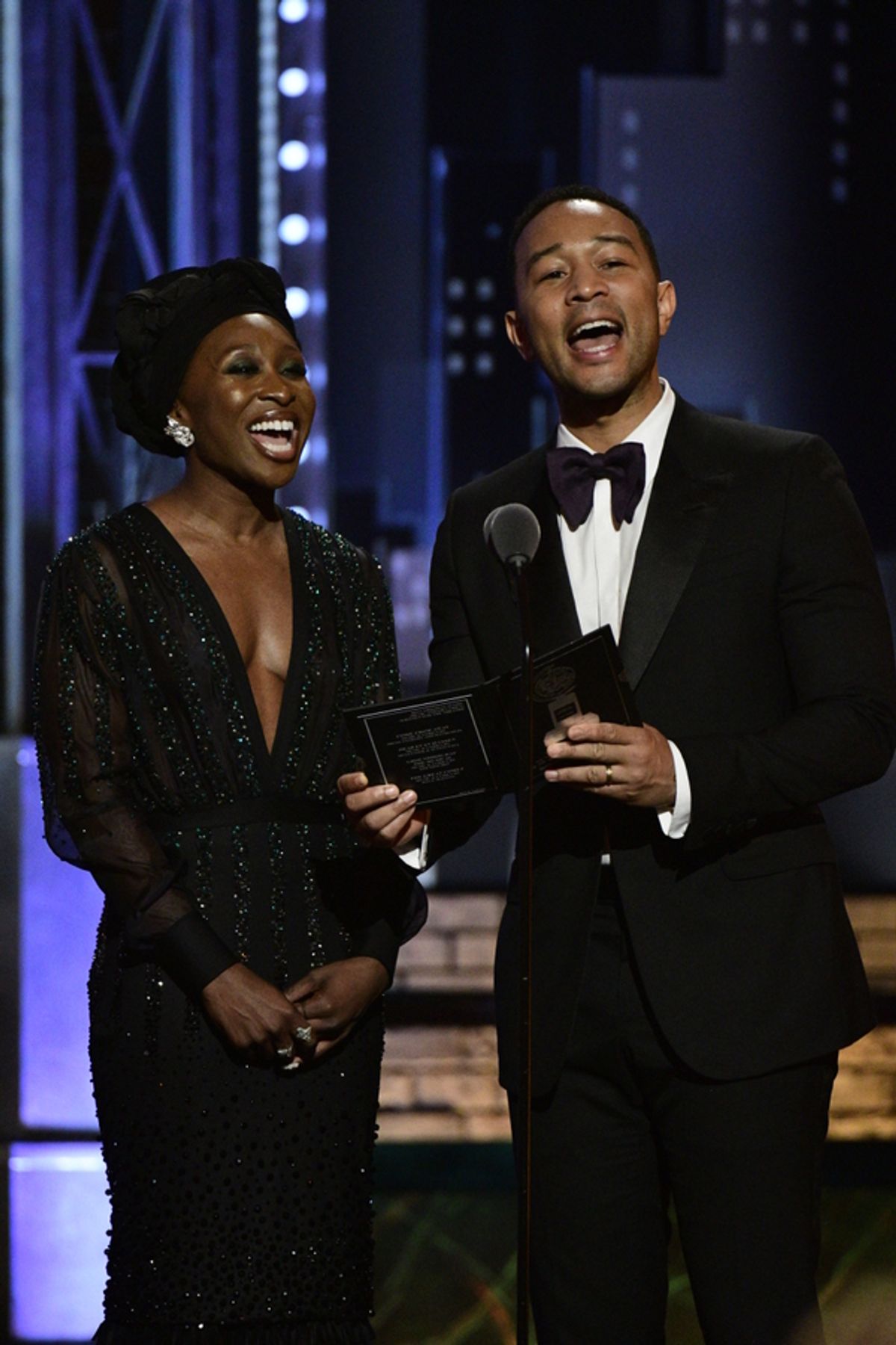 Cynthia Erivo, John Legend at 