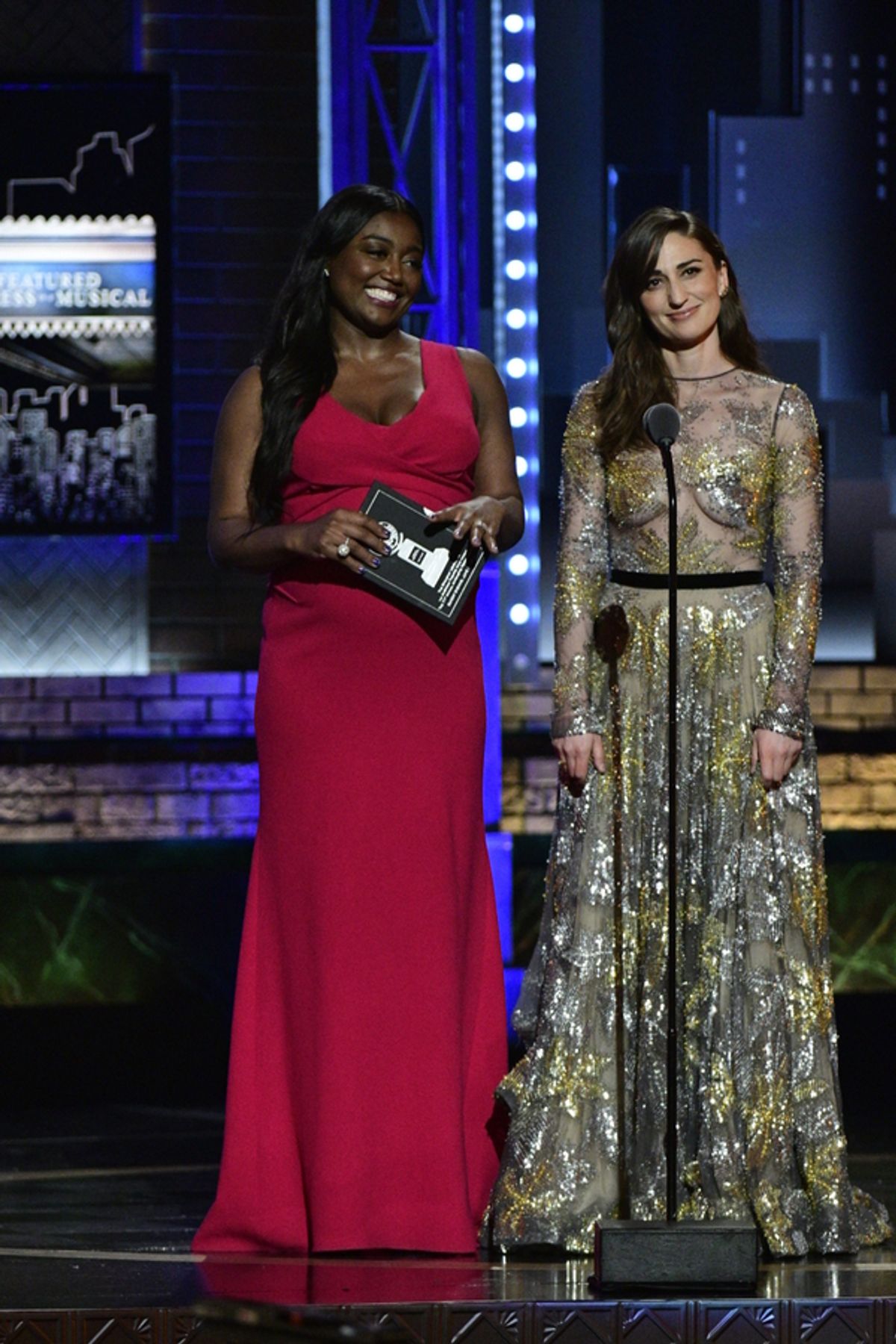 Patina Miller and Sara Bareilles at 