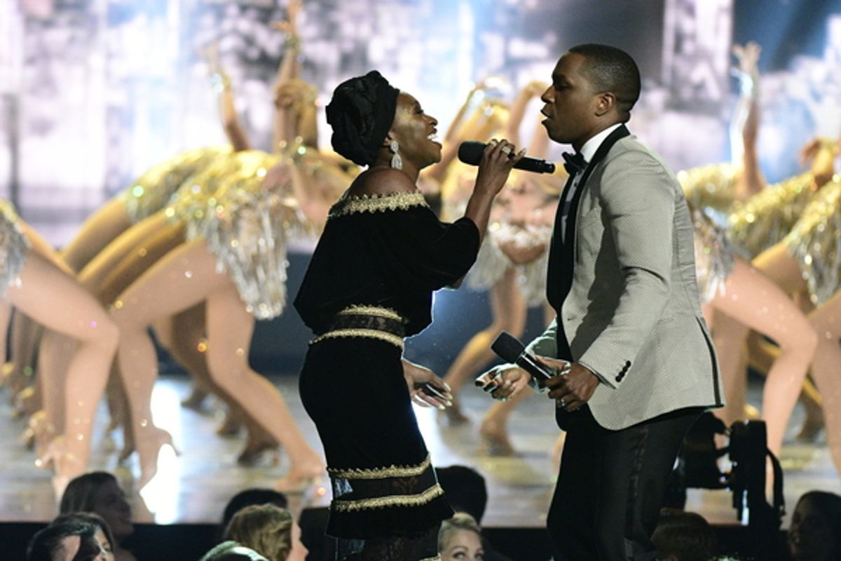 Cynthia Erivo, Leslie Odom Jr.  at 